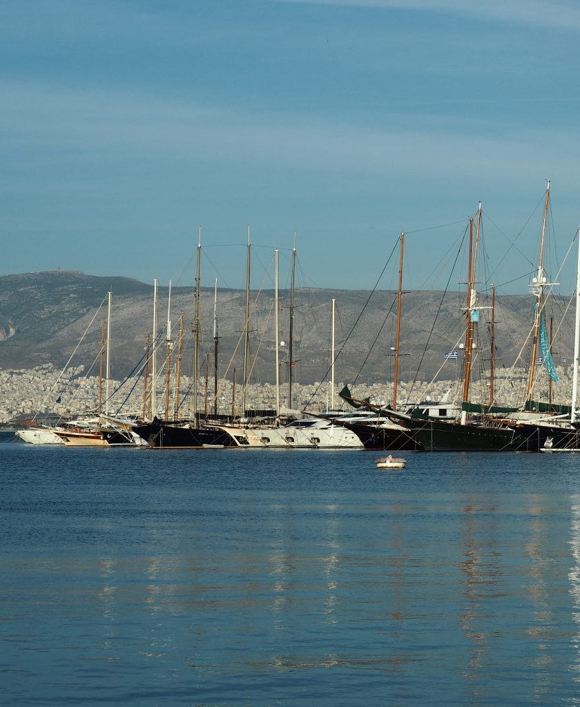 sailboat in ancient greek